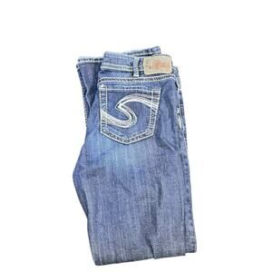 Natsuki Silver Jeans Women's Size 31x31